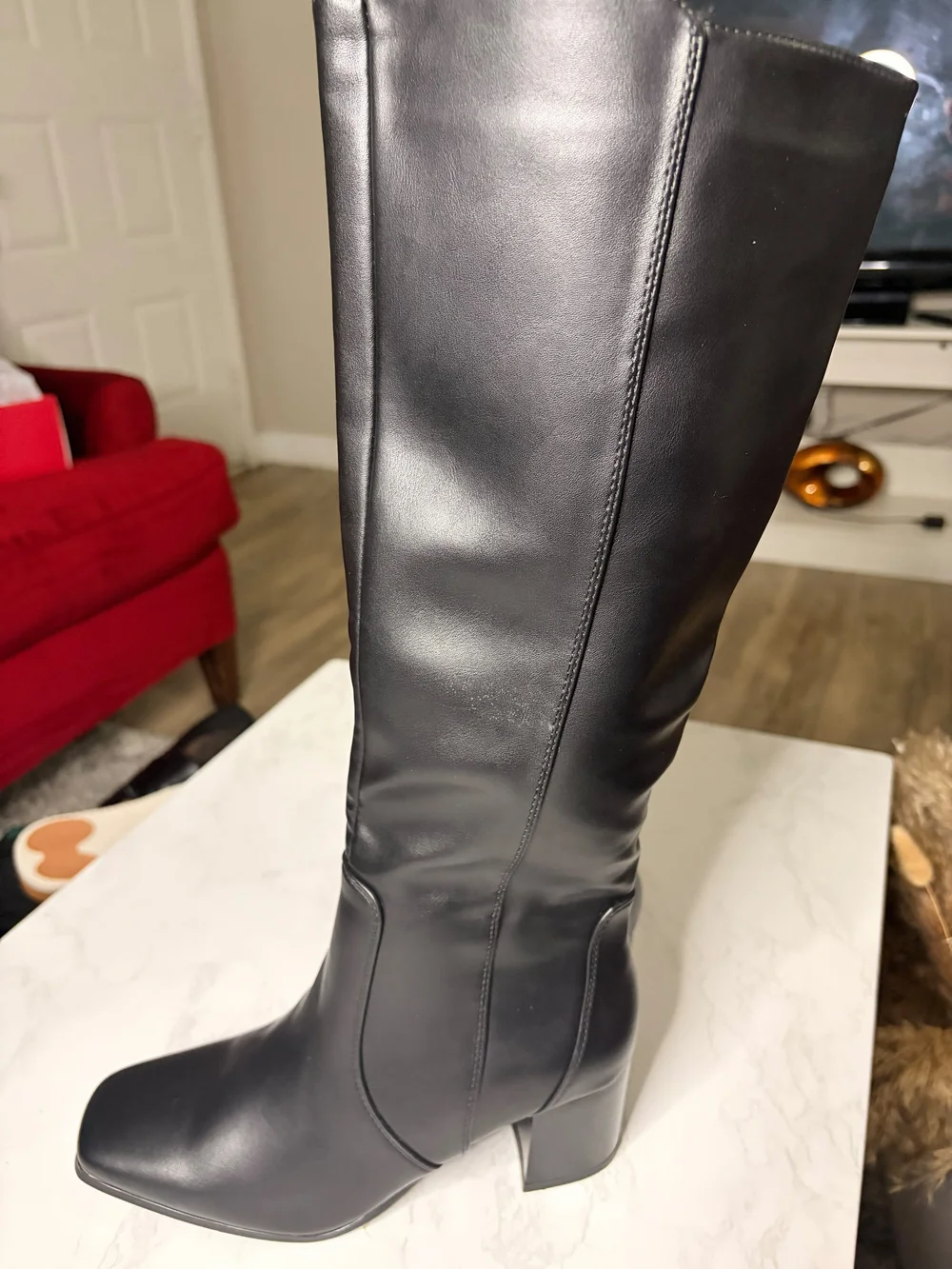 Women's Black Over-the-Knee Stretch Boot